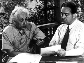 Leó Szilárd y Albert Einstein