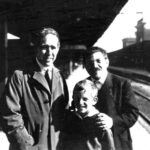 Niels Bohr y su hijo