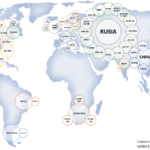 Mapa de los SMR en el mundo